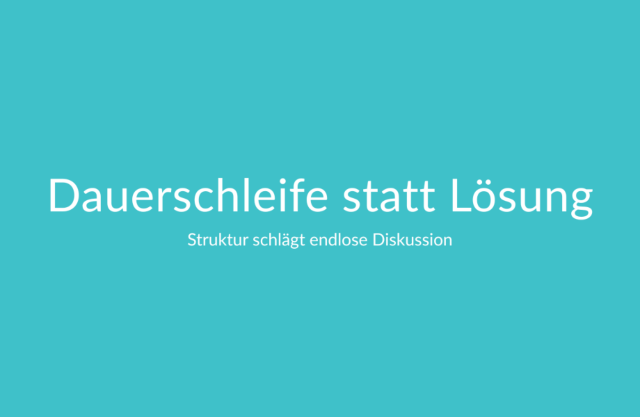 Warum Konfliktlösungen im Unternehmen nicht funktionieren und Konflikte immer wieder zurückkommen