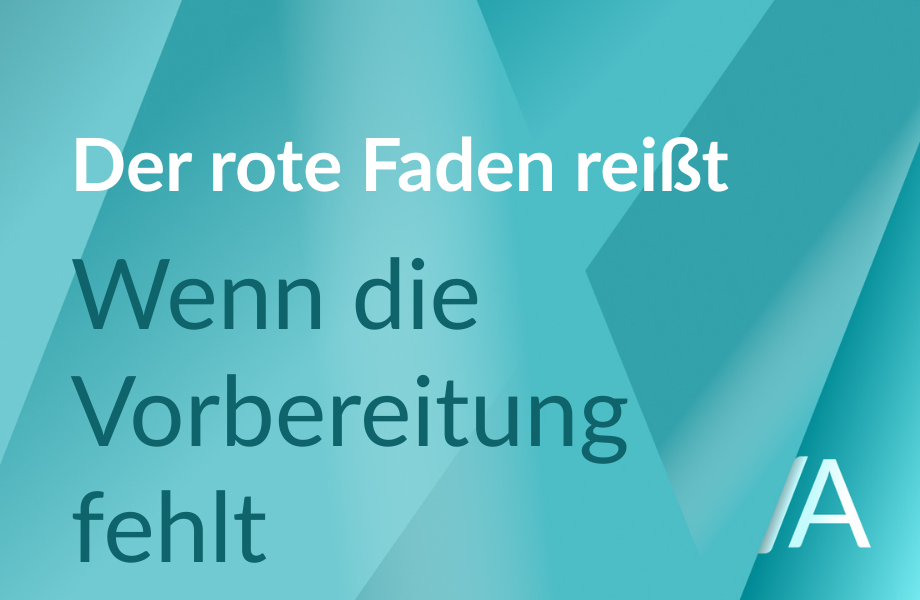 Schwierige Gespräche vorbereiten, damit der rote Faden im Gespräch nicht verloren g