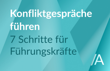 Grafik zum Artikel „Konfliktgespräch führen: 7 Schritte für Führungskräfte“